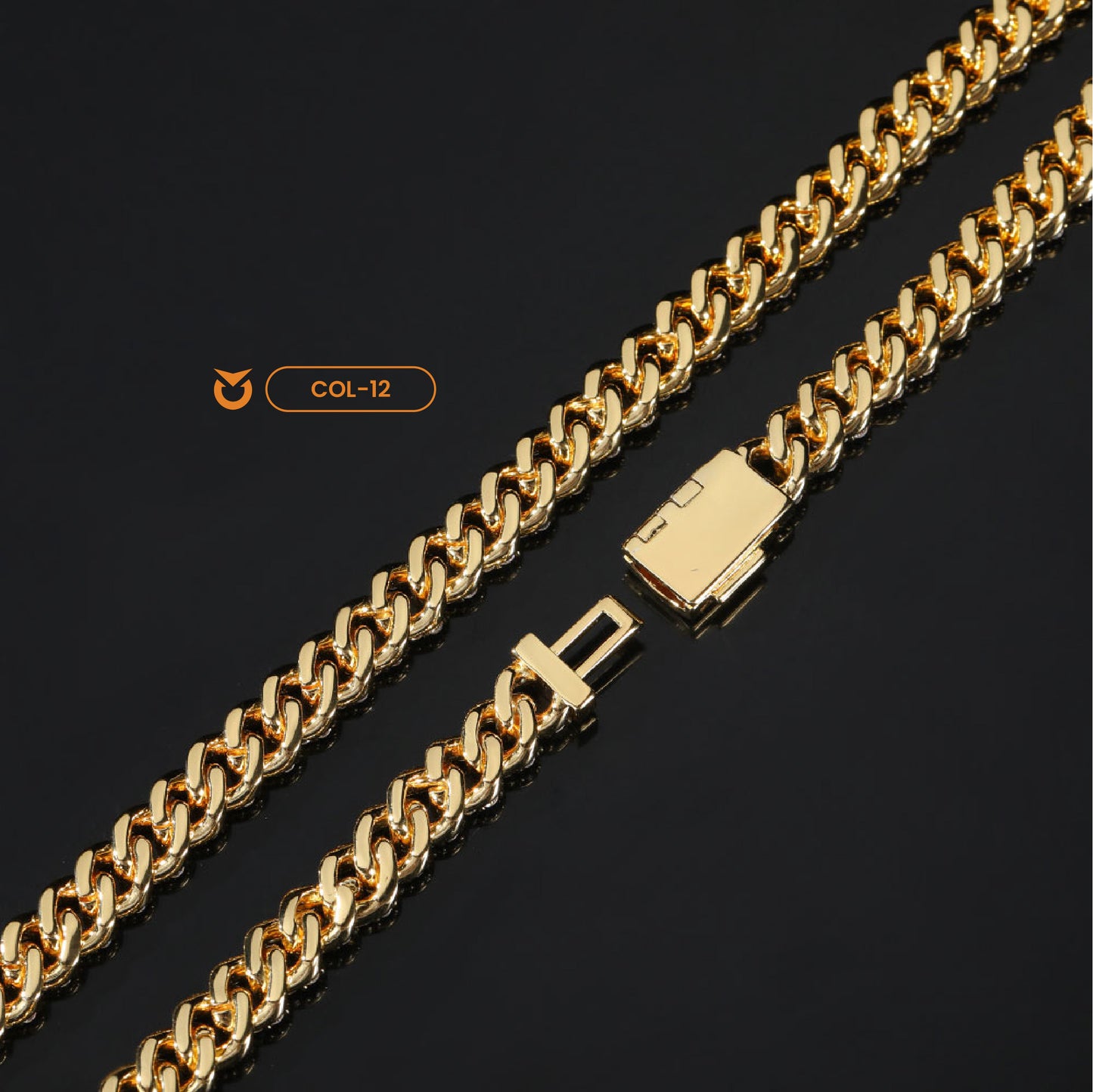 PACK COLLAR + BRAZALETE: CUBIC LION ORO