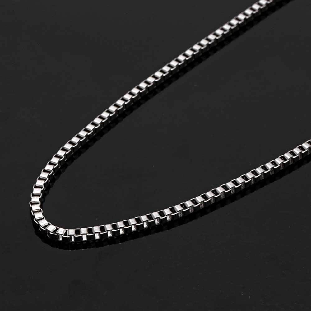 COLLAR CUBO PLATA | COL-24 PARA HOMBRE