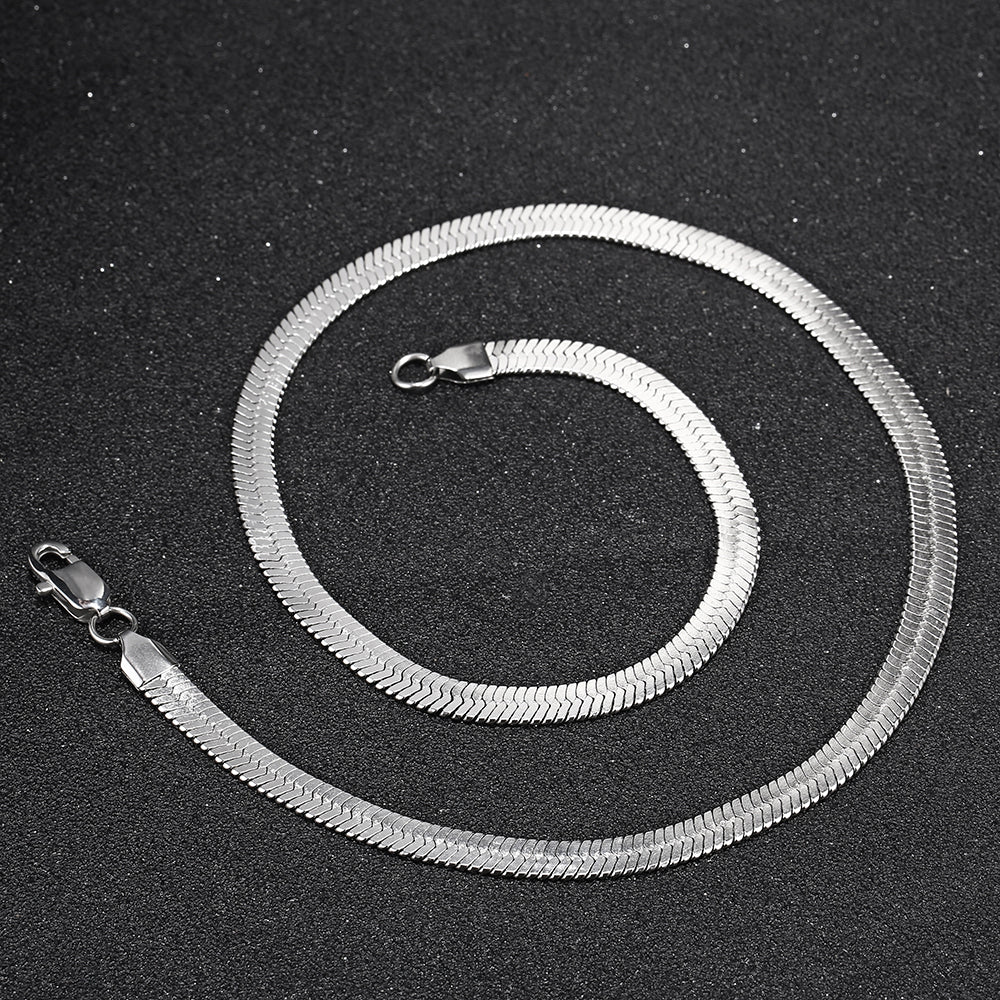 COLLAR ESPIGA PLANO - PLATEADO | COL-18 (3)