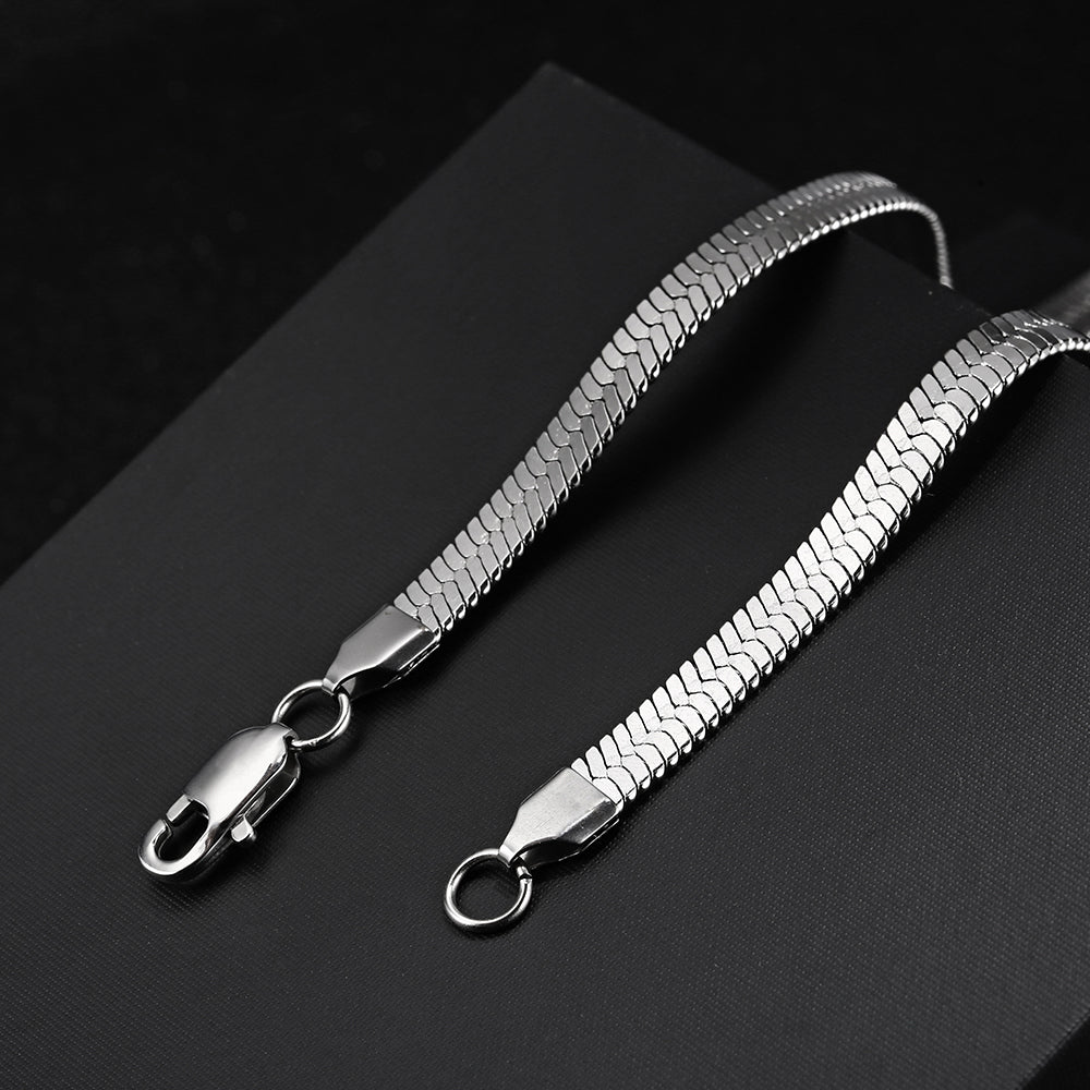 COLLAR ESPIGA PLANO - PLATEADO | COL-18 (4)