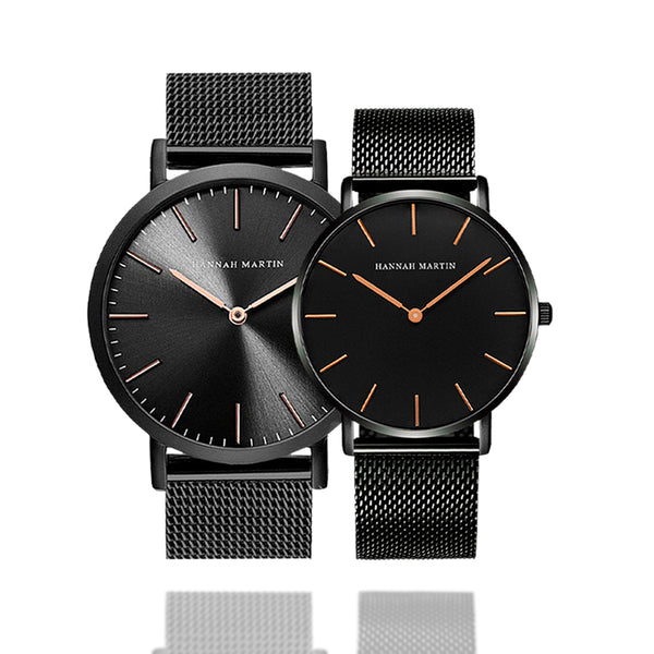 RELOJ PARA PAREJA: DARK MOODY | SKU: HAN-44/46
