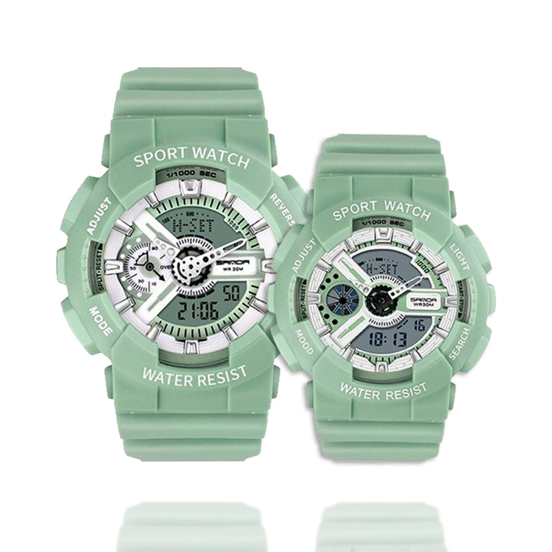 RELOJES PACK LAGUNA VERDE PARA PAREJA AVENTURERA | SKU: SAN-10/SAN-11