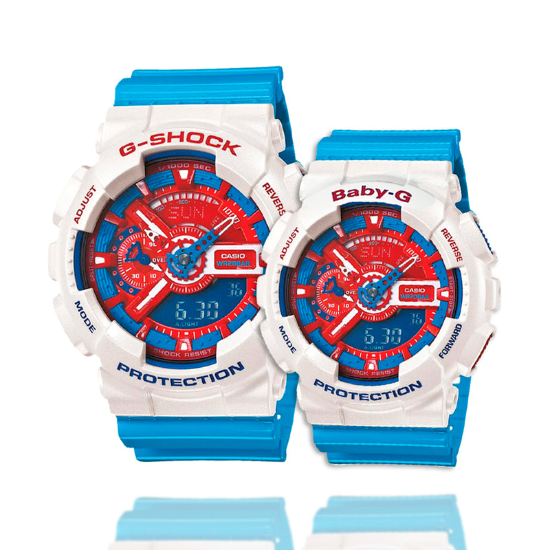 RELOJ CASIO - PAREJA COLORS