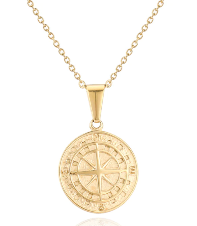 DIJE MAPS DORADO | SKU: DIJ-14 + ¡𝐆𝐑𝐀𝐓𝐈𝐒!  COLLAR MINIMAL