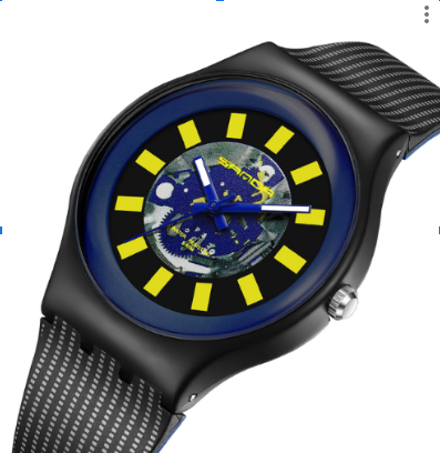 RELOJ SANDA HOMBRE MOTORS NEGRO | SKU: SAN-73