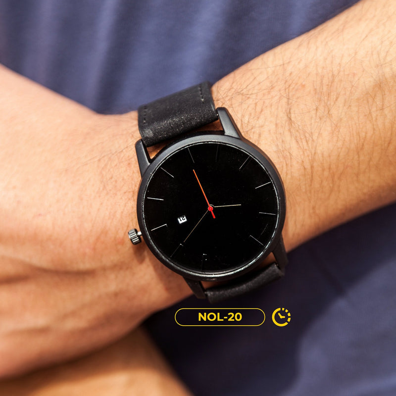 RELOJ NOLOGO - CASUAL NEGRO | SKU: NOL-20 - CLOCK-PERU