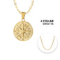 DIJE MAPS DORADO | SKU: DIJ-14 + ¡𝐆𝐑𝐀𝐓𝐈𝐒!  COLLAR MINIMAL