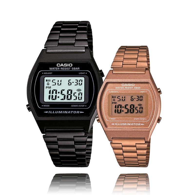 RELOJ CASIO - CLASSIC BLACK AND PINK | SKU: G-S-131/G-S-177