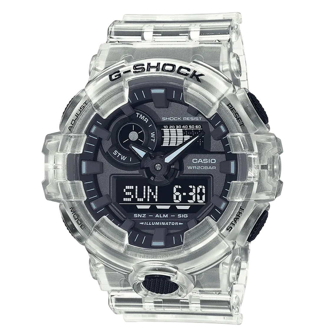 RELOJ G-SHOCK - DISCOVERY TRANSPARENTE | SKU: G-S-124 | G-S-211 | G-S-274 | G-S-101
