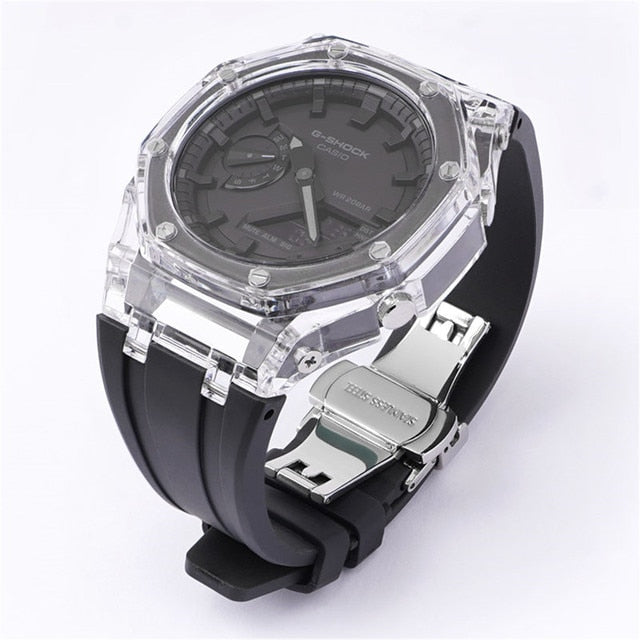 RELOJ G-SHOCK OAK NEGRO BLANCO TRANSPARENTE | G-S-276