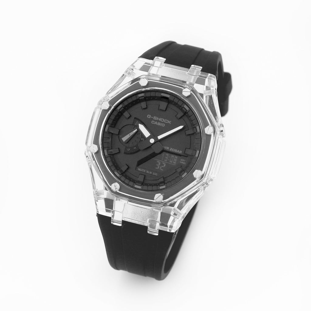 RELOJ G-SHOCK OAK NEGRO BLANCO TRANSPARENTE | G-S-276