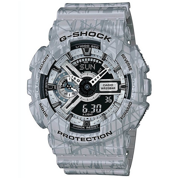 RELOJ G-SHOCK - PLOMO CON RAYAS | SKU: G-S-35 - CLOCK-PERU