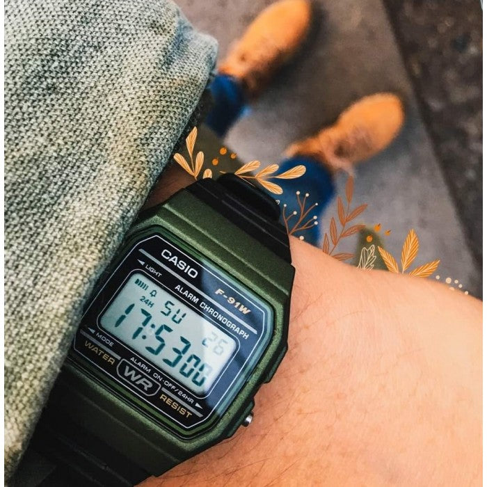 RELOJ G-SHOCK F-91WM-3A | SKU: OG-S-66