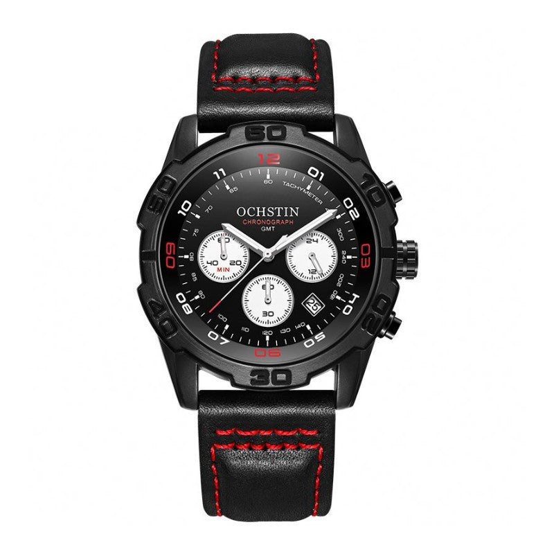RELOJ OCHSTIN - MILITAR NEGRO ROJO | SKU: OCH-7 - CLOCK-PERU