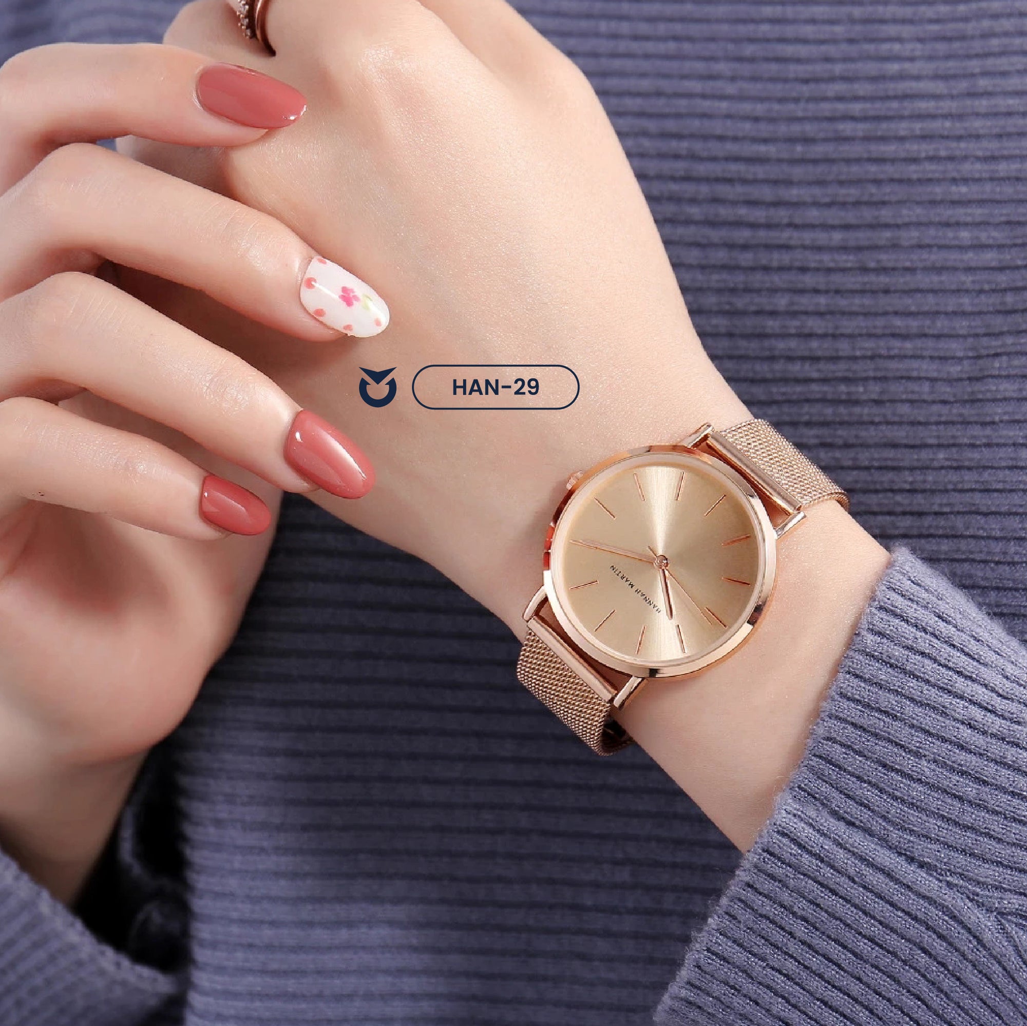 RELOJ HANNAH MARTIN PARA PAREJA: "MATE CLASSIC" | HAN-27/ HAN-29