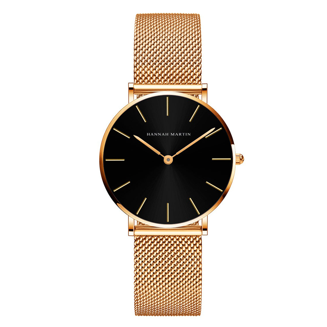 RELOJ HANNAH MARTIN GOLDEN BLACK | HAN-37