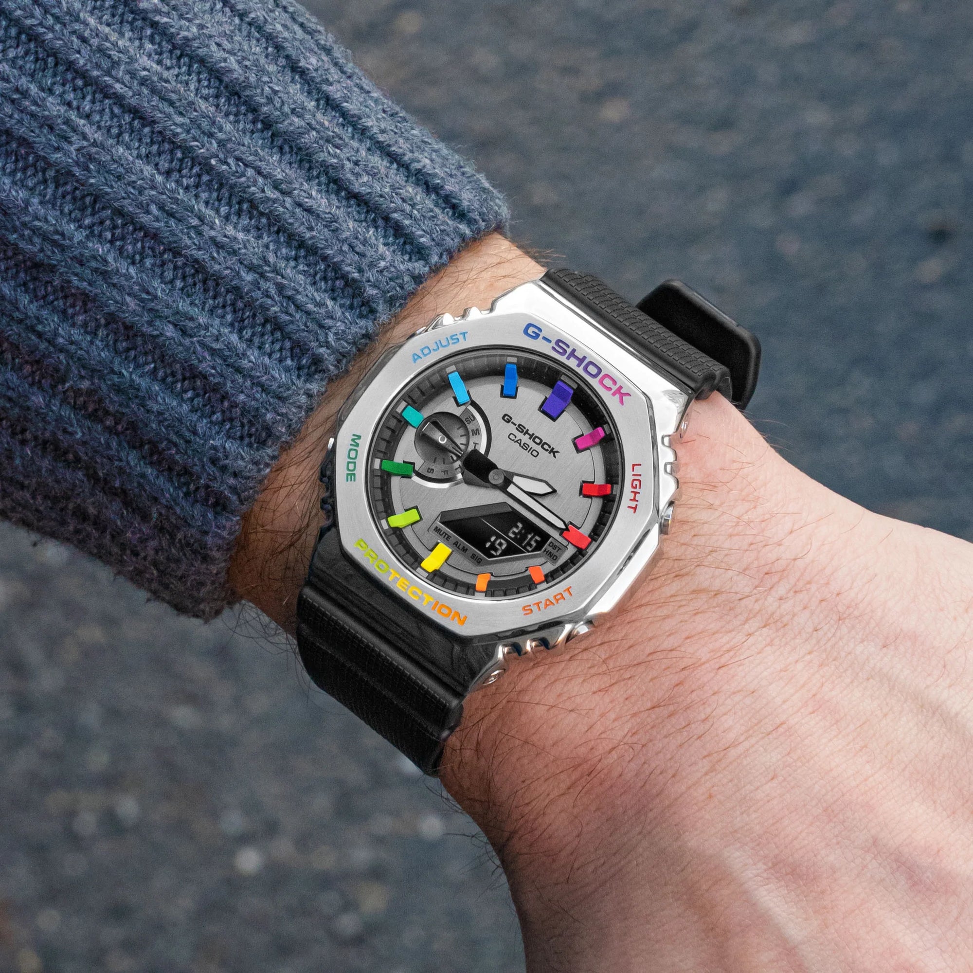 RELOJ G-SHOCK OAK METAL RAINBOW | SKU: G-S-298