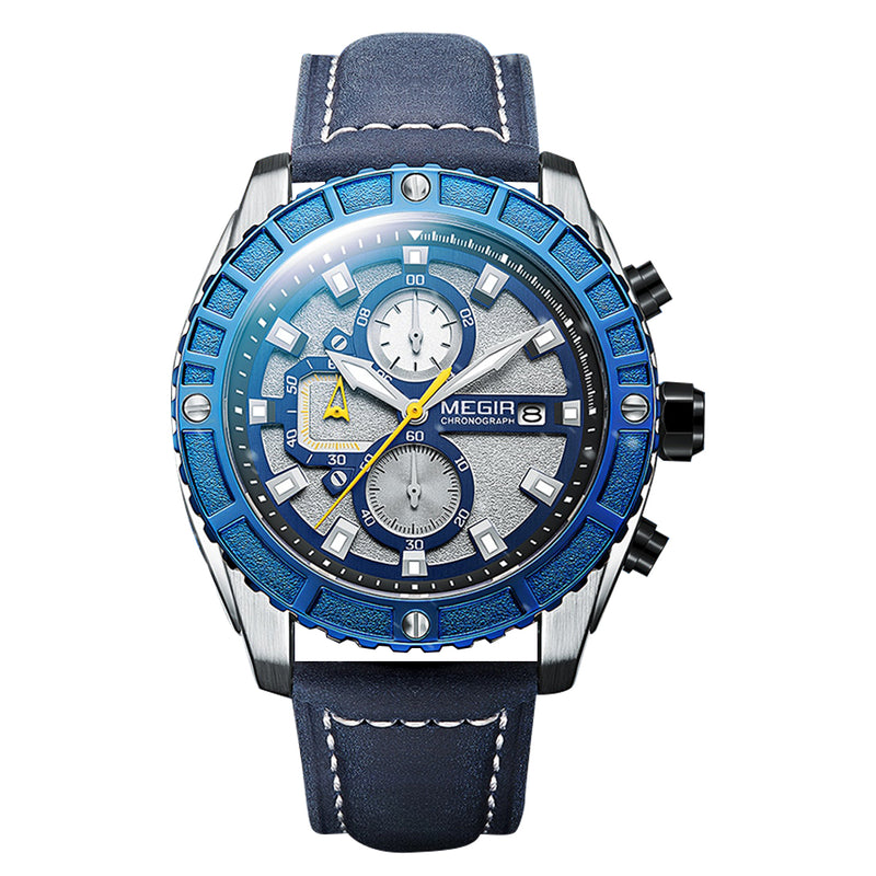 RELOJ MEGIR - AZUL CABALLEROCASUAL | SKU: MEG-47
