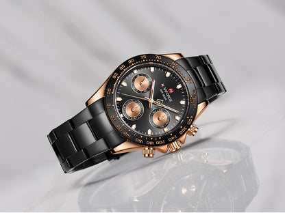 RELOJ NAVIFORCE ORIGINAL NEGRO SUNSHINE NF9193 | NAV-65