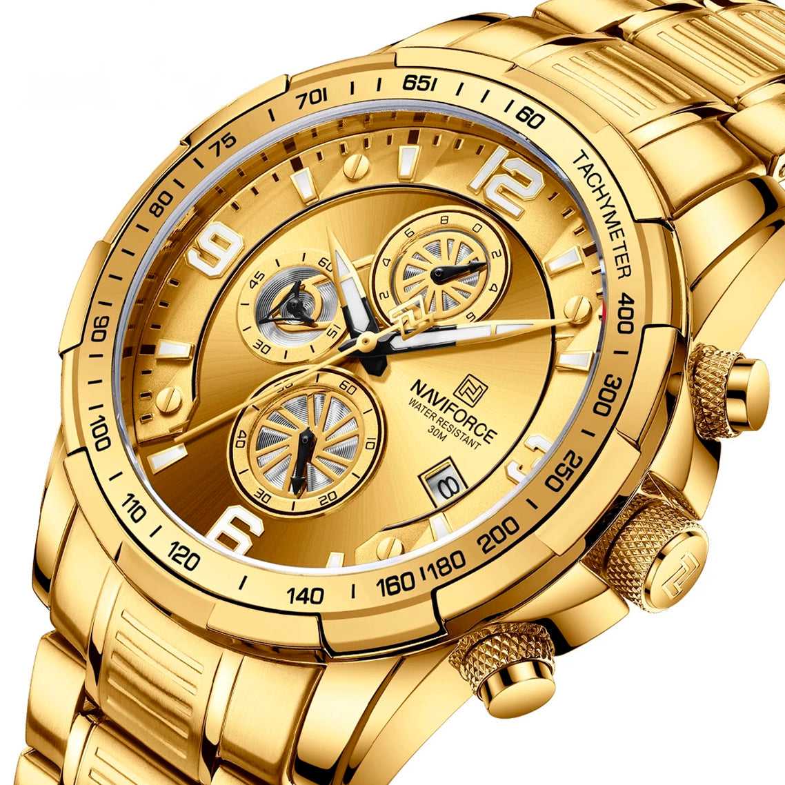RELOJ NAVIFORCE - DORADO TOTAL GOLDEN | SKU: NAV-76
