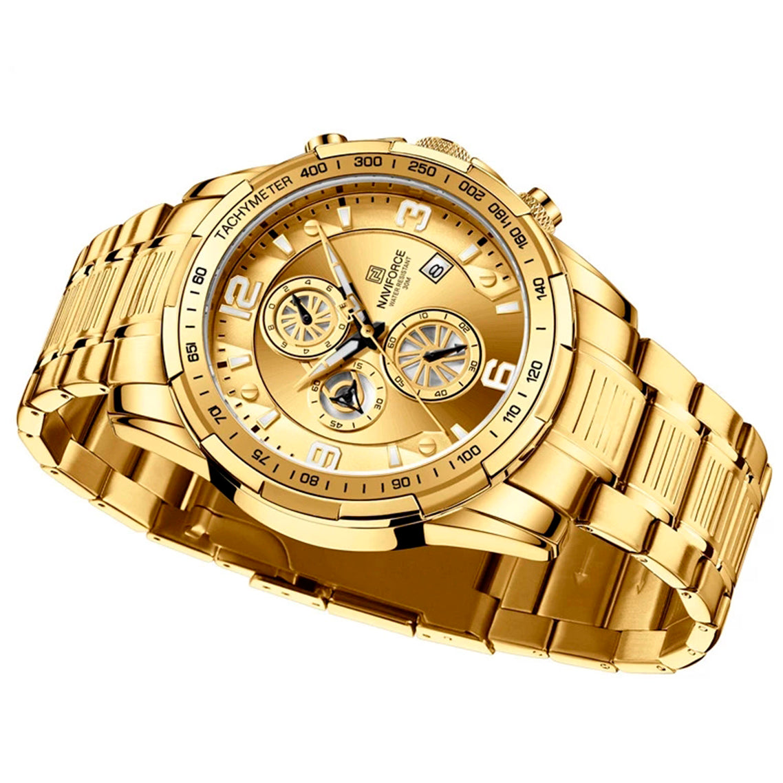 RELOJ NAVIFORCE - DORADO TOTAL GOLDEN | SKU: NAV-76