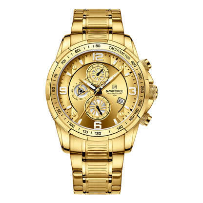 RELOJ NAVIFORCE - DORADO TOTAL GOLDEN | SKU: NAV-76