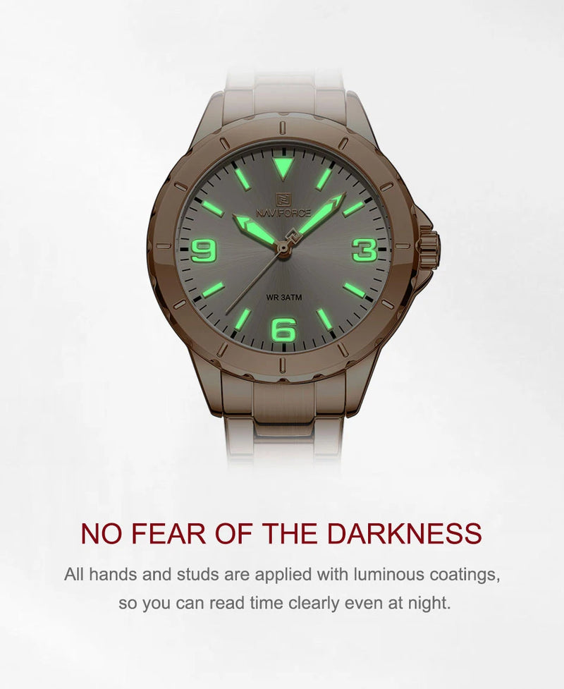 RELOJ NAVIFORCE MUJER PLATEADO ACERO SKU NAV 85