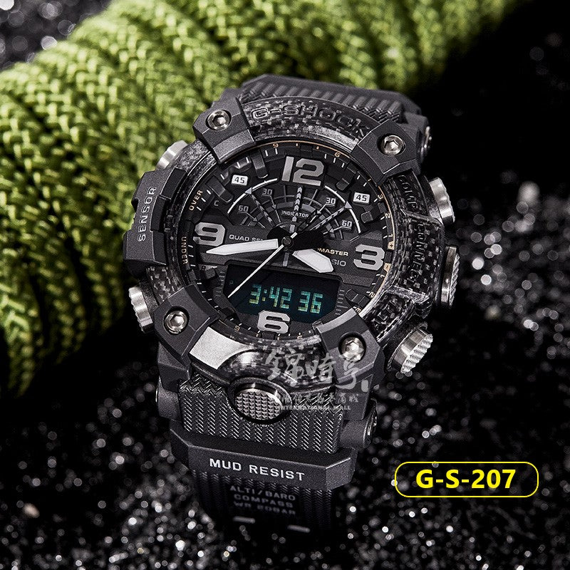 RELOJ GSHOCK MUDMASTER ALL BLACK | SKU: G-S-207