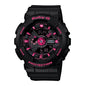 RELOJ BABY-G DEPORTIVO NEGRO CON ROSADO PARA MUJER  | G-S-87
BA-110