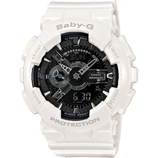 RELOJ BABY-G  PARA MUJER -  DEPORTIVO BLANCO  | G-S-24