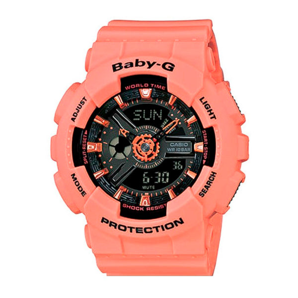 RELOJ BABY-G PARA MUJER - DEPORTIVO ROSADO CORAL PARA MUJER  | G-S-27