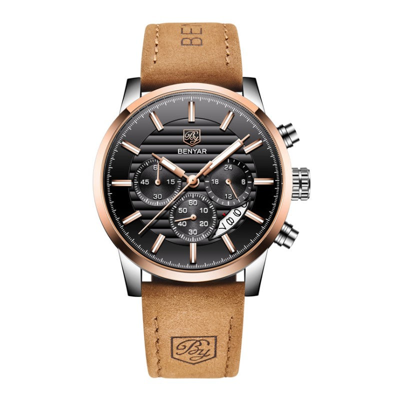 RELOJ BENYAR ORIGINAL CASUAL MARRON BY-5104M | BEN-1
Cuero
Hombre