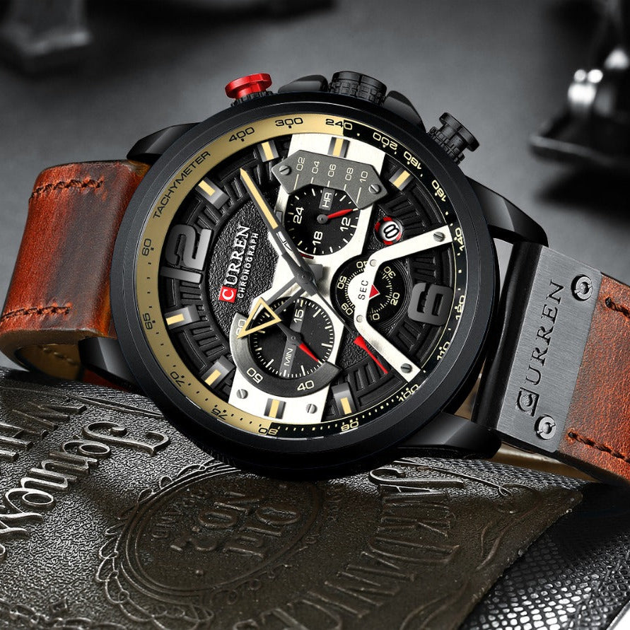 RELOJ CURREN - ELEGANTE MARRÓN | CUR-56 (2)