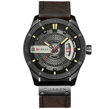 RELOJ CURREN ORIGINAL - CASUAL MARRON TIERRA | CUR-26 (1)