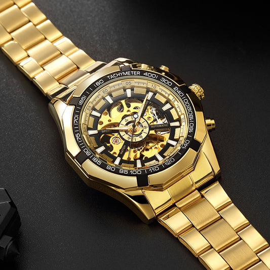RELOJ FORSINING ORIGINAL ELEGANTE  DORADO | FOR-2 (2)