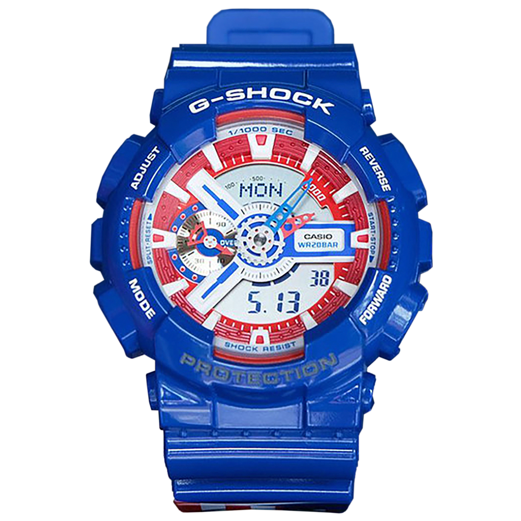 RELOJ G-SHOCK - CAPITÁN AMÉRICA | GA-110 | G-S-134 (1)