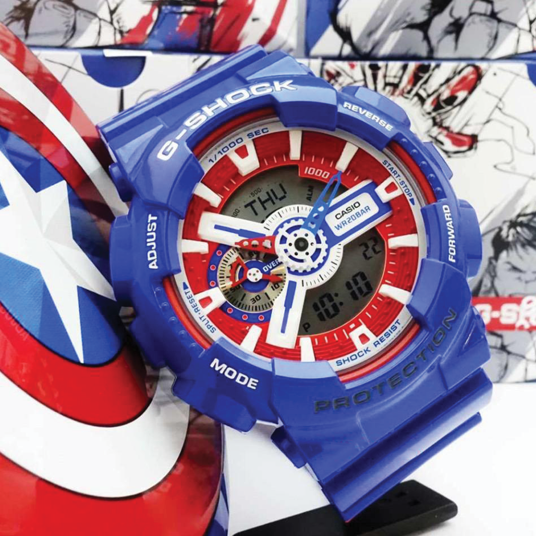 RELOJ G-SHOCK - CAPITÁN AMÉRICA | GA-110 | G-S-134 (3)