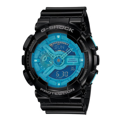 RELOJ G-SHOCK - DEPORTIVO KRIPTONITA CELESTE GA-110 | G-S-59 PARA HOMBRE