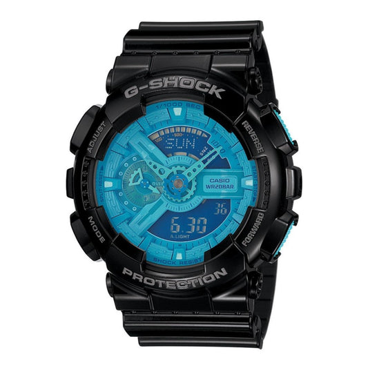RELOJ G-SHOCK - DEPORTIVO KRIPTONITA CELESTE GA-110 | G-S-59 PARA HOMBRE