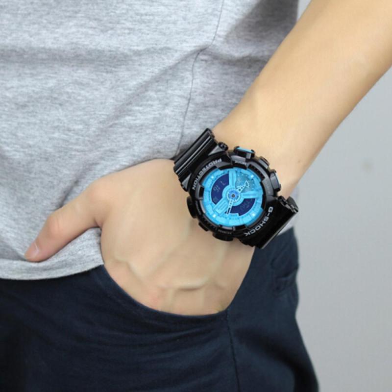 RELOJ G-SHOCK - DEPORTIVO KRIPTONITA CELESTE GA-110 | G-S-59 PARA HOMBRE