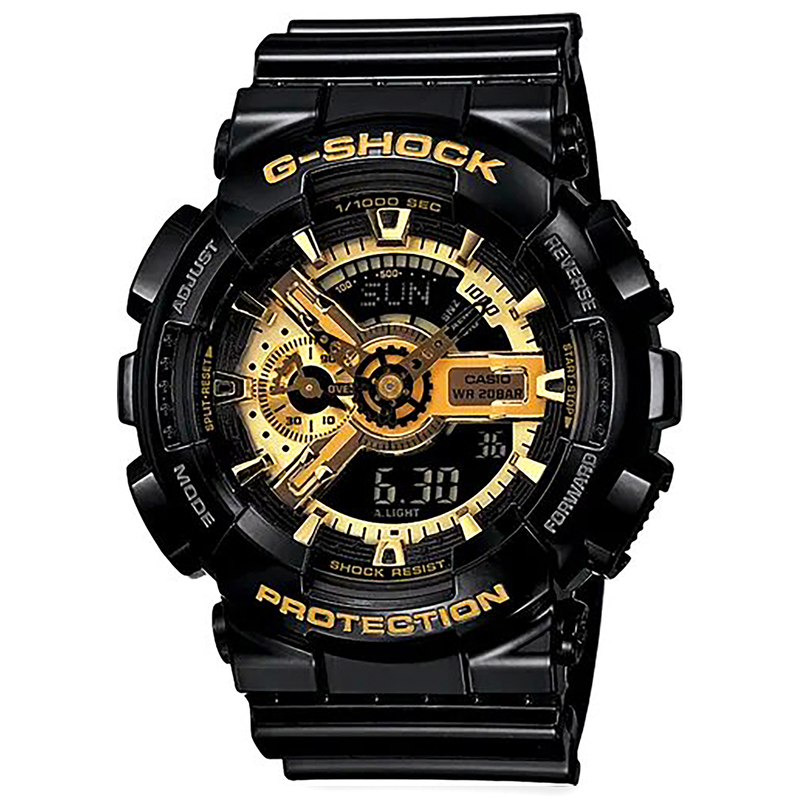 RELOJ G-SHOCK - GA-110 - DEPORTIVO CAUSAL - BLACK ILUMINATY | G-S-4