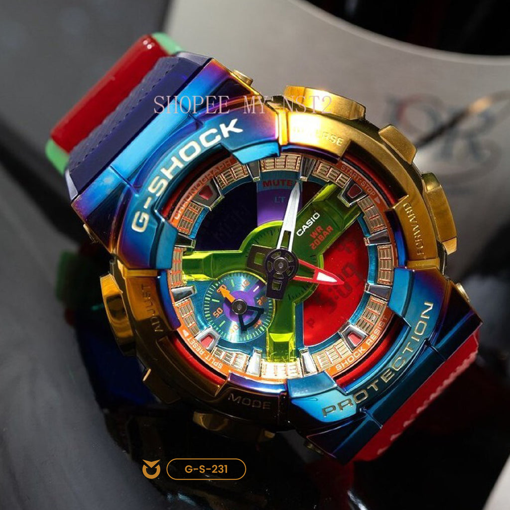 RELOJ G SHOCK METAL RESINA TORNASOL GM 110 G S 231