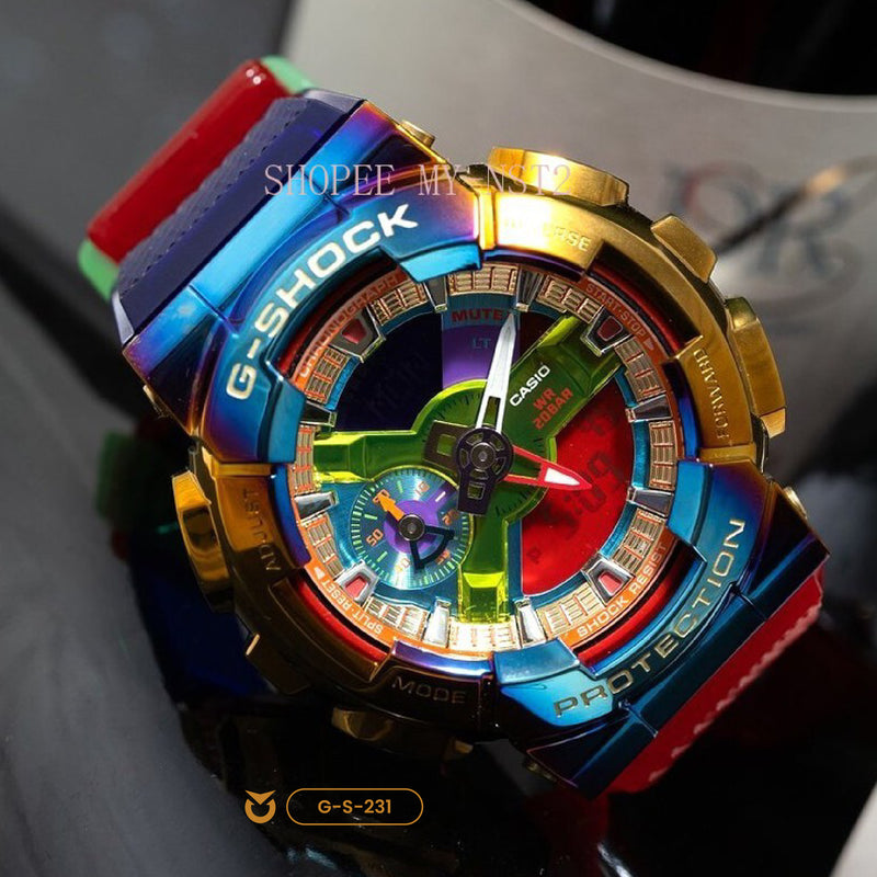 RELOJ G-SHOCK - METAL RESINA TORNASOL  GM-110  G-S-231 (3)