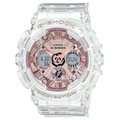 RELOJ G-SHOCK - TRANSPARENTE Y ROSA GA-120BB | G-S-144 | G-S-193 PARA HOMBRE
