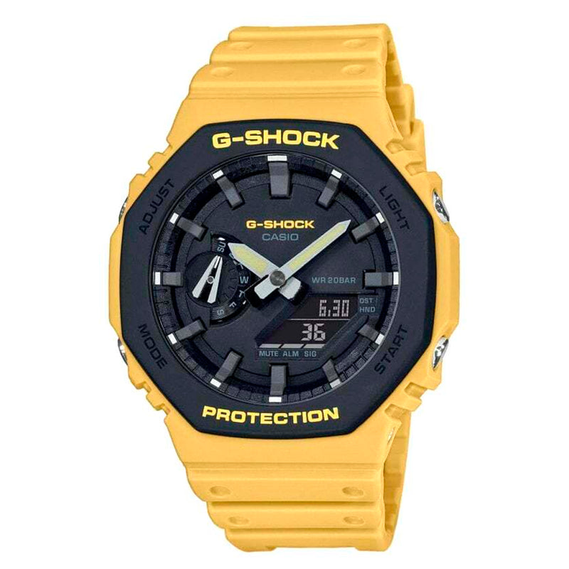 RELOJ G-SHOCK CASUAL AMARILLO CON NEGRO | G-S-228