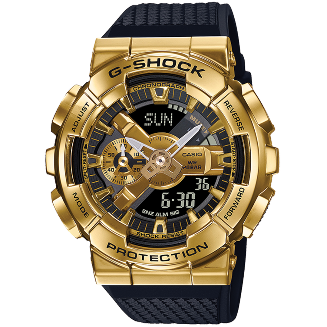 RELOJ G-SHOCK CASUAL PLATA Y DORADO | G-S-152 | G-S-154