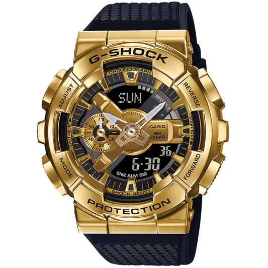 RELOJ G-SHOCK CASUAL PLATA Y DORADO | G-S-152 | G-S-154