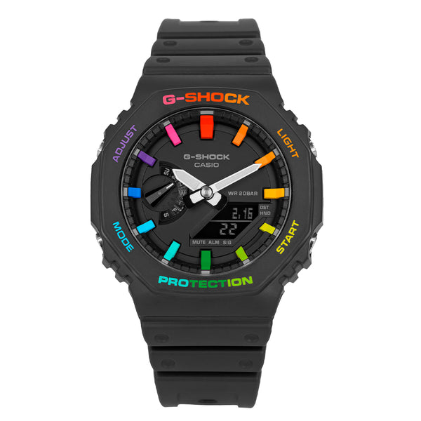 RELOJ G-SHOCK NEGRO ARCOIRIS | G-S-230-1