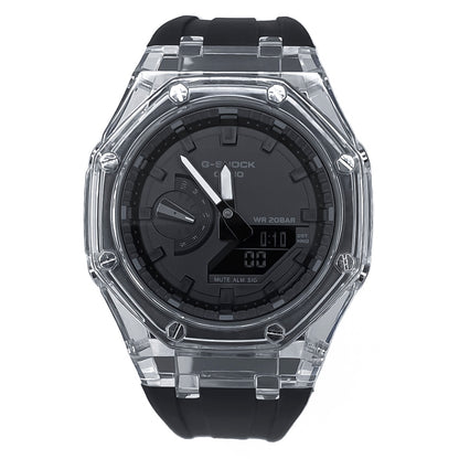 RELOJ G-SHOCK OAK NEGRO BLANCO TRANSPARENTE | G-S-276 PARA HOMBRE