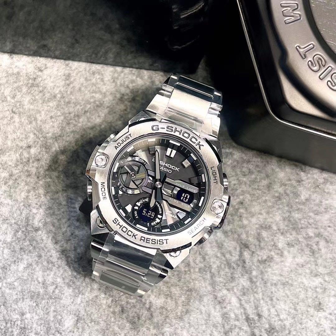 RELOJ G-SHOCK PLATEADO | G-S-233 - G-S-330-2
PARA HOMBRE